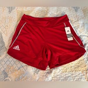 NWT Adidas Women's Red Performance Shorts